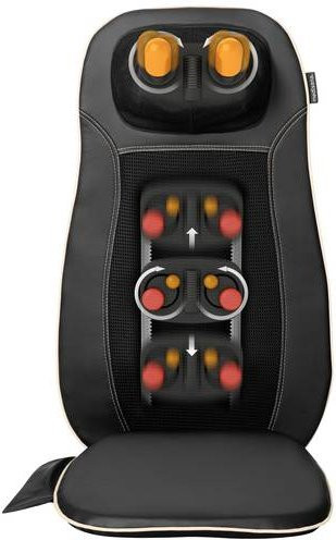 Medisana MCN Shiatsu Massagesitzauflage in Schwarz und Grau - Bild 1