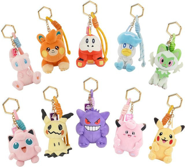 Potdemiel Pokémon Jigglypuff Gengar Mini Plüschtiere Schlüsselanhänger - Bild 1