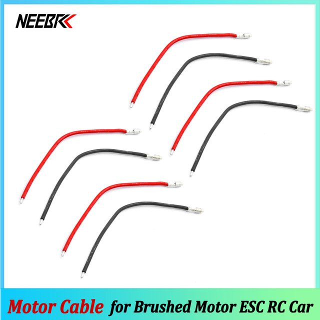 NEEBRC Silikonkabel 4,0mm Stecker Verbindungskabel für RC-Modellbau Bürstenmotoren und ESC - Bild 1