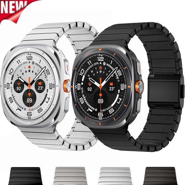 CAOWTAN Uhrenarmband Titan, Silber, Unisex - Bild 1