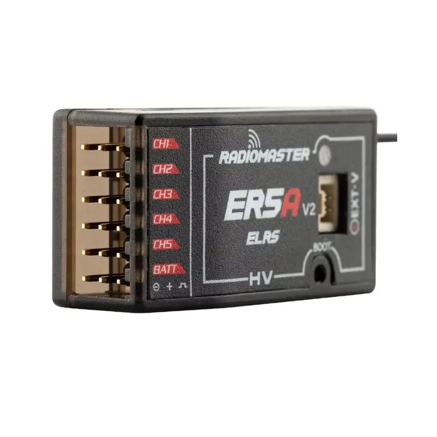 Radiomaster ER5A 2,4G 5CH ELRS PWM Mini-Empfänger mit Spannungsrückführung in Schwarz für FPV-Flugzeuge und Renndrohnen - Bild 4