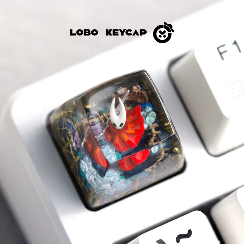 Hollow Knight Hornet Harz Keycap für mechanische Tastaturen, bunt, kreatives Zubehör für Gaming-Peripheriegeräte - Bild 3