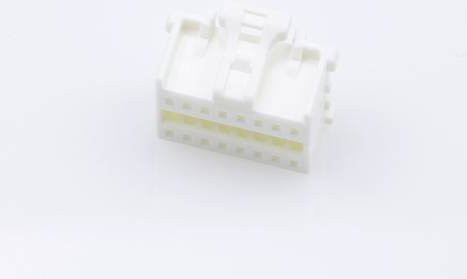 Molex Buchsengehäuse-Kabel Weiß, 16 Polzahl, Rastermaß: 2.00 mm - Bild 1