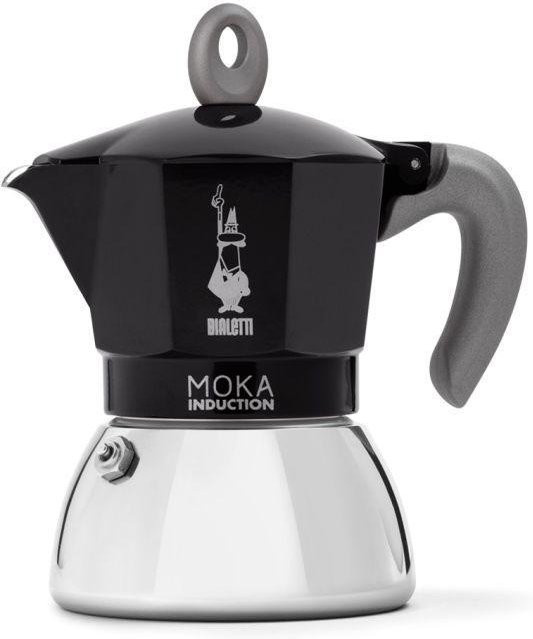 Bialetti New Moka Induction Espressokocher für 4 Tassen in Schwarz - Bild 1