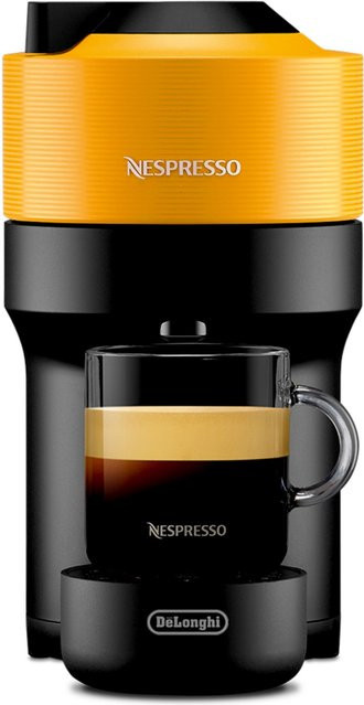 DeLonghi Nespresso Vertuo Pop ENV90.Y Kapselmaschine Schwarz/Gelb - Bild 2