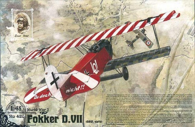 Roden Fokker D.VII (OAW built, early), Modellfahrzeug, 1:48 - Bild 1
