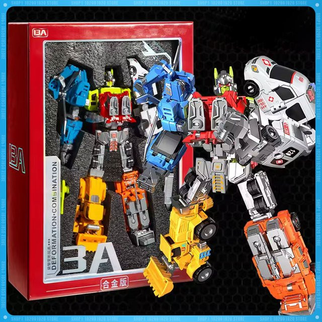 Fondjoy Transformationsspielzeug-Roboter, 6-in-1-Anzug, Legierungsversion, Roboter - Bild 1
