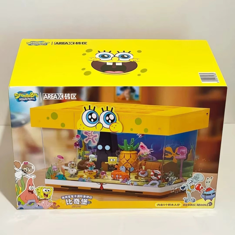 Area-X Spongebob Schwammkopf Bikini Bottom Ocean Scene Bausteine Blind Box, mit Glow Light - Bild 3