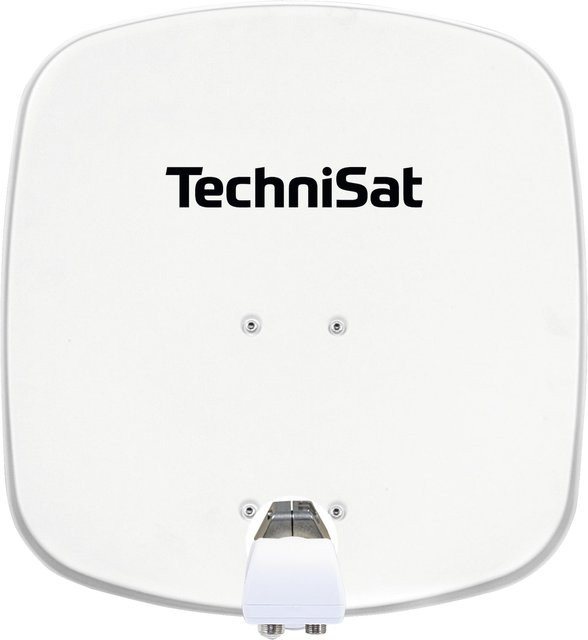 TechniSat DIGIDISH 45 Sat-Schüssel mit Twin-LNB und Wandhalterung in Weiß - Bild 1