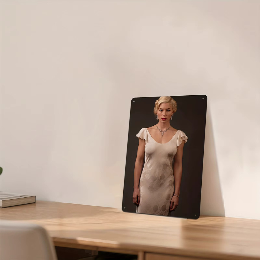 CIFBUY 2D-Flachmetall-Wandkunst Jessica Biel Filmplakat in Multicolour, B: 30 cm, H: 20 cm - Bild 3