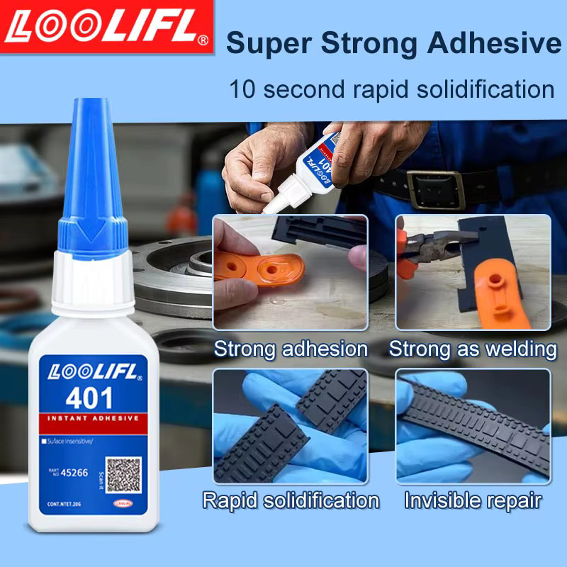 Multifunktionaler 401 Super Glue Klebstoff in Transparent, 20 ml für Metall und Kunststoff - Bild 2