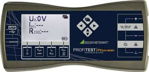 Gossen Metrawatt PROFITEST PV SUN MEMO Installationstester-Set grau - Bild 1