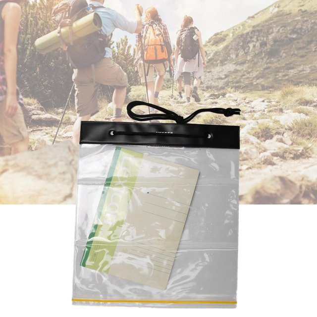 2er-Set CosyHome Multifunktionale Wasserdichte Schreibwaren Tasche aus transparentem Kunststoff, Farbe: Beige, B: 30,8 cm, H: 26,8 cm - Bild 1