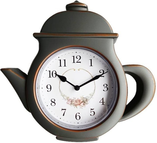 Mebus Wanduhr analog schwarz B/H/T: 24,9 x 4,8 x 23 cm - Bild 1