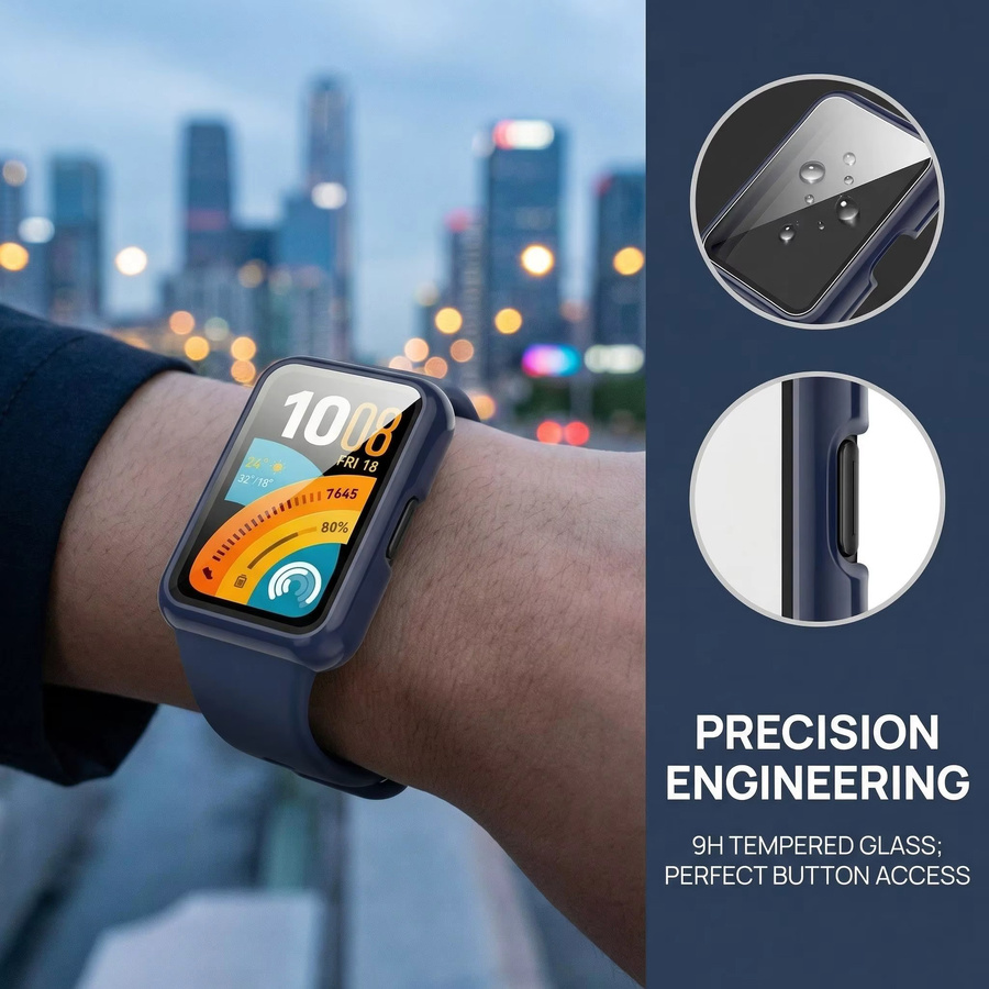 KMAIXA Schutzhülle für Huawei Band 11, Schwarz, transparent - Bild 4