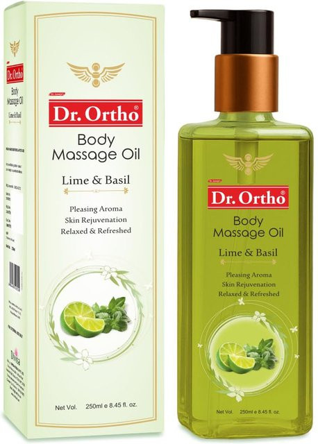 Dr.Ortho Körpermassageöl Limette & Basilikum, 250 ml, Unisex - Bild 1
