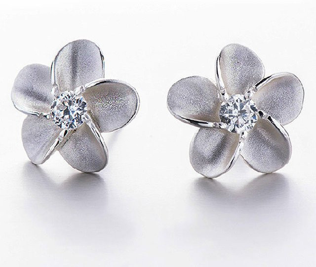 Lucky Star Jewelry Ohrringe, Silber, Kristall, Damen, grau - Bild 1