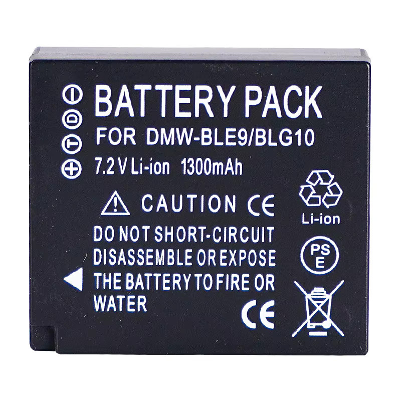 Panasonic Akku und Ladegerät Set DMW-BLG10 für Lumix DMC GF6 GX7 GX80 GF3 GF5 LX100 DC-TZ99 in Schwarz, 1300 mAh - Bild 4