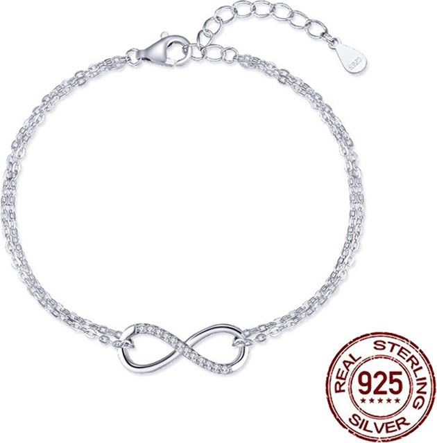 CWWZircons Armband, 925 Silber, Zirkonia, Damen - Bild 1