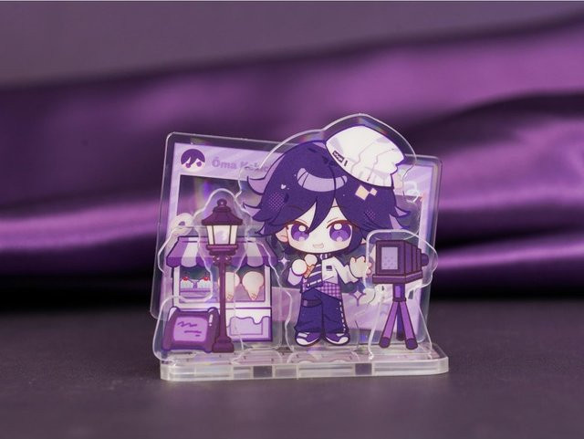 Bandai Danganronpa Kokichi Oma Acryl-Ständer, Einzelfigur, Lila - Bild 1