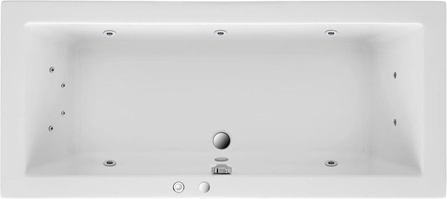 Whirlpool Ottofond Cubic Komfort in Weiß B: 170 cm, T: 75 cm - Bild 1