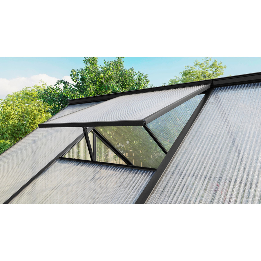 Vitavia Alu-Dachfenster Triton ohne Glas in Schwarz, B/H: 61,5 x 66,7 cm - Bild 2