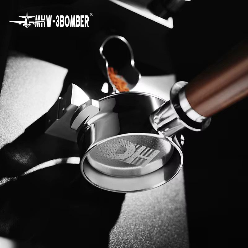 MHW-3BOMBER DH Filterkorb für 58mm Siebträger aus Edelstahl und Titan, Farbe: Silber - Bild 4