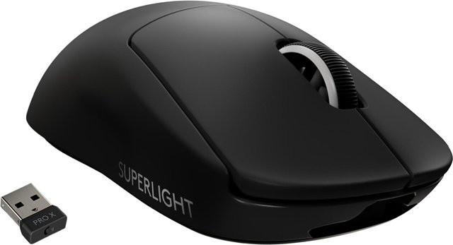 Logitech G PRO X SUPERLIGHT Wireless Gaming Maus, Schwarz, 16000 DPI, optischer Sensor, kabellos mit LIGHTSPEED Technologie - Bild 1
