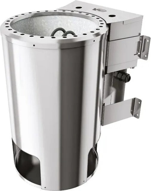 Karibu Bio-Combi Saunaofen in Silber aus Edelstahl mit 3,6 kW für externe Steuerung - Bild 1