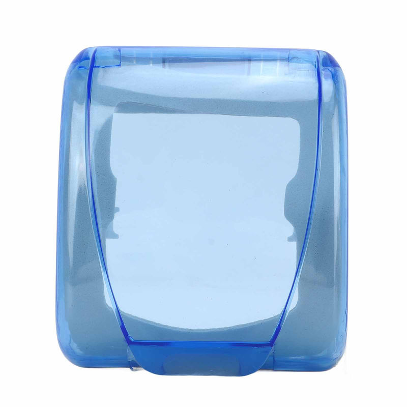 OutsideWorld Wasserdichte Schutzbox für Universal 86 Typ Steckdosen und Wandschalter, Transparent Blau - Bild 6
