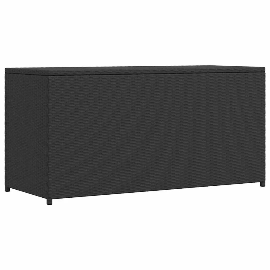 vidaXL Garten-Auflagenbox aus Poly Rattan in Schwarz, B/T/H: 120 x 50 x 60 cm - Bild 2