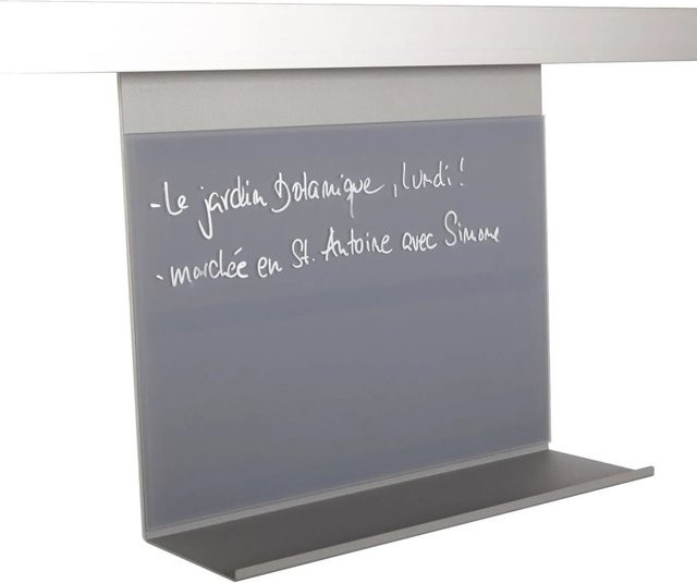 Kesseböhmer Linero MosaiQ Memoboard aus Glas in Titangrau, Breite: 30 cm - Bild 1