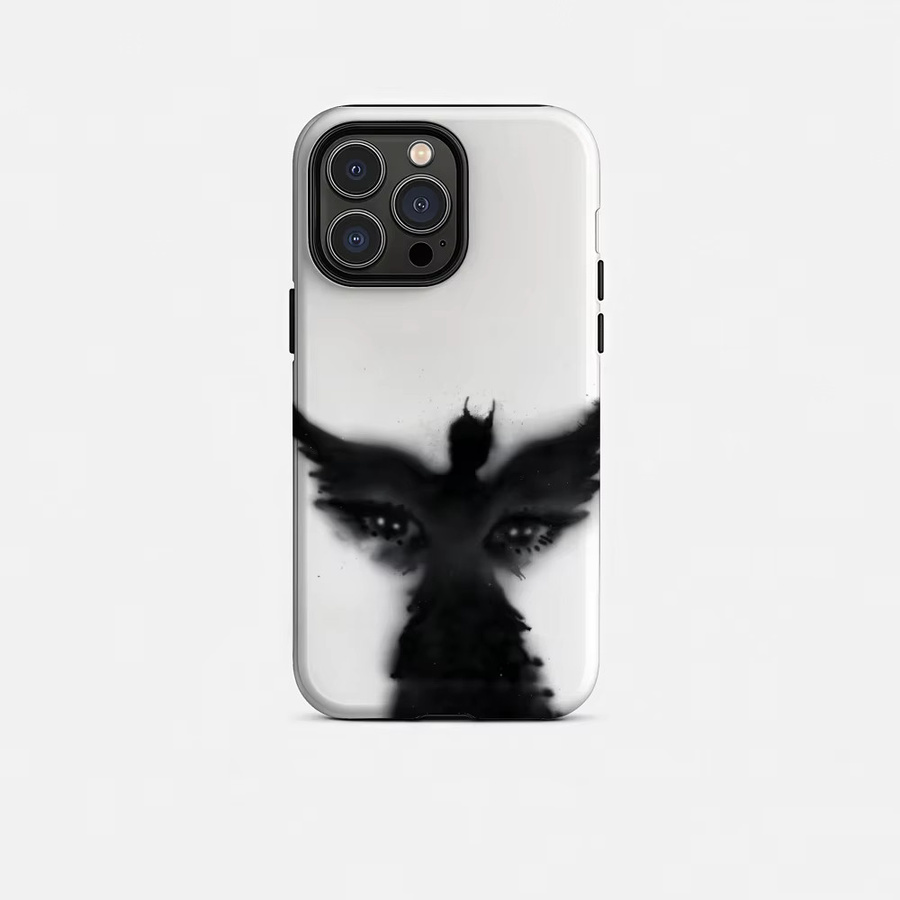 R-Rich Amiri Grit & Grace Handyhülle für iPhone 17 16 15 14 13 12 Pro Max Plus mit glänzender HD-Doppelschicht-Flüssigkeitshartschale - Bild 7