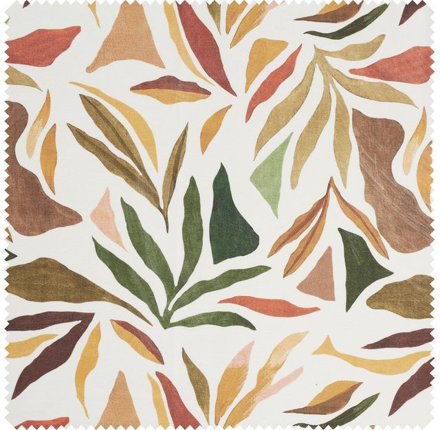 Globaltex Baumwoll-Stoff Gianni Acryl beschichtet Multicolor Green White - Bild 1