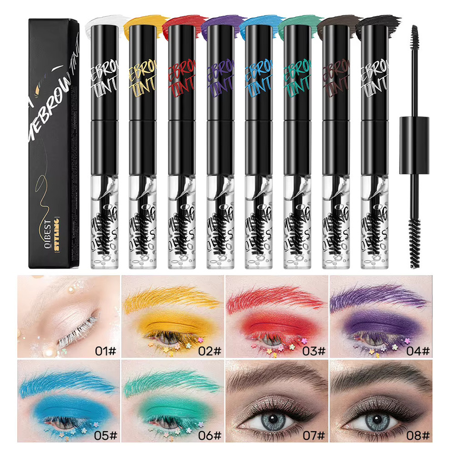 QIBEST Augenbrauen-Gel-Mascara, braun, Damen - Bild 6