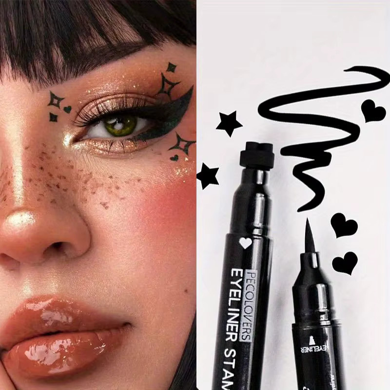 Star Trading Liquid Eyeliner Black Moon Stamp, Black, Unisex - Bild 4
