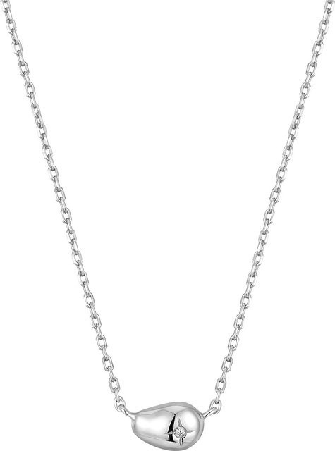 Ania Haie Halskette, 925 Silber, Perle, Zirkonia, Damen - Bild 1