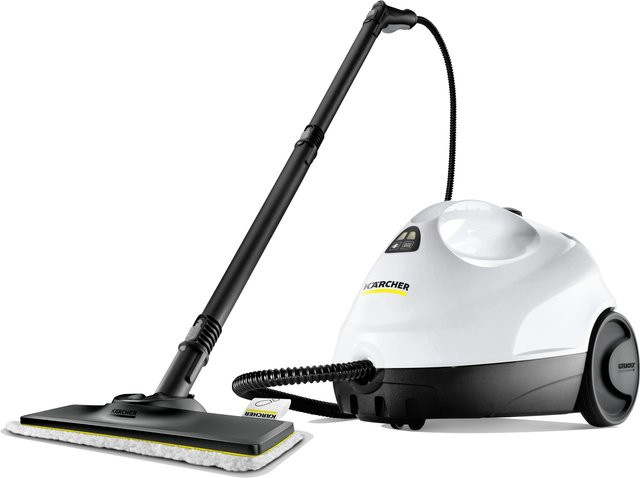 Kärcher Dampfreiniger SC 2 EasyFix in Weiß-Schwarz mit 1500 W Heizleistung und 3,2 bar Druck - Bild 1