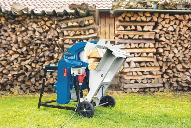 Scheppach KW 7.0 Elektro-Wippkreissäge in Blau, 7,5 kW, 400V - Bild 1