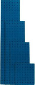 Bott Lochplatte aus Stahl in Enzianblau RAL 5010, B: 99,1 cm, H: 45,7 cm - Bild 1