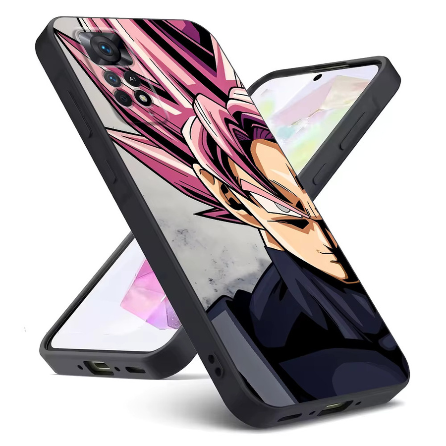Schwarze weiche Handyhülle mit Dragon Ball Goku Design für Xiaomi Redmi Note und Xiaomi Mi Serien - Bild 4
