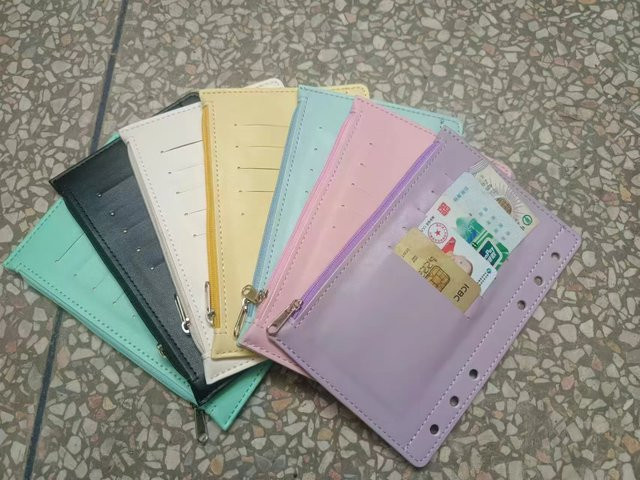 Coliky A6 6-Ring Notebook Binder aus PVC in Rosa - Bild 1