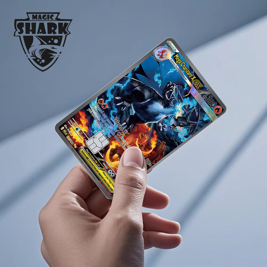 Magic Shark Pokémon Aufkleber, Holographischer Laser-Skin-Film, Bunt / Mehrfarbig - Bild 2