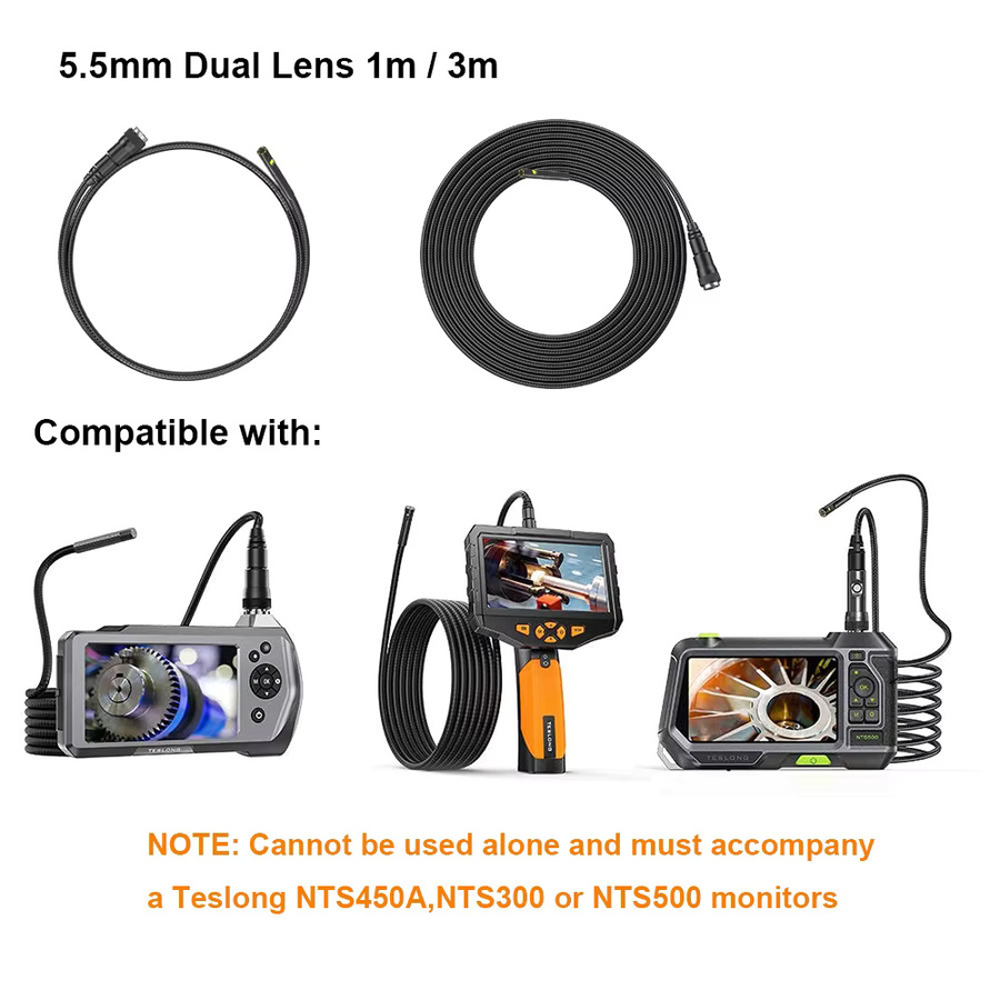 TESLONG Digitales Inspektions-Boreskop mit Einzel- oder Doppelobjektiv in Schwarz für NTS450A NTS300 NTS500 - Bild 3