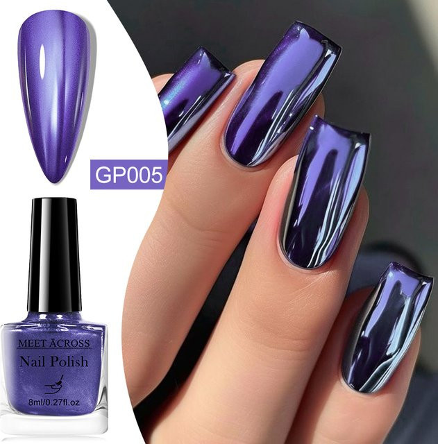 Meet Across Nagellack, Metallic, 8 ml - Bild 1