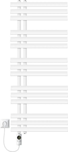 LuxeBath Badheizkörper mit Digitalanzeige und Heizstab in Weiß, B: 50 cm, H: 120 cm - Bild 2