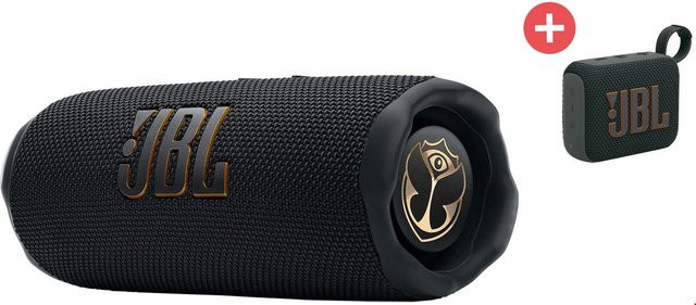 JBL Flip 7 Tomorrowland Edition Bluetooth Lautsprecher in Schwarz mit IP68 Schutzklasse - Bild 1