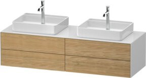 Duravit Waschtischunterschrank White Tulip in White, Breite: 160 cm, Tiefe: 55 cm - Bild 1