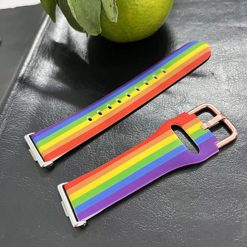 Smartwatch Armband Silikon, Bunt, Damen, für Huawei Uhr Fit 3 4 Pro - Bild 1