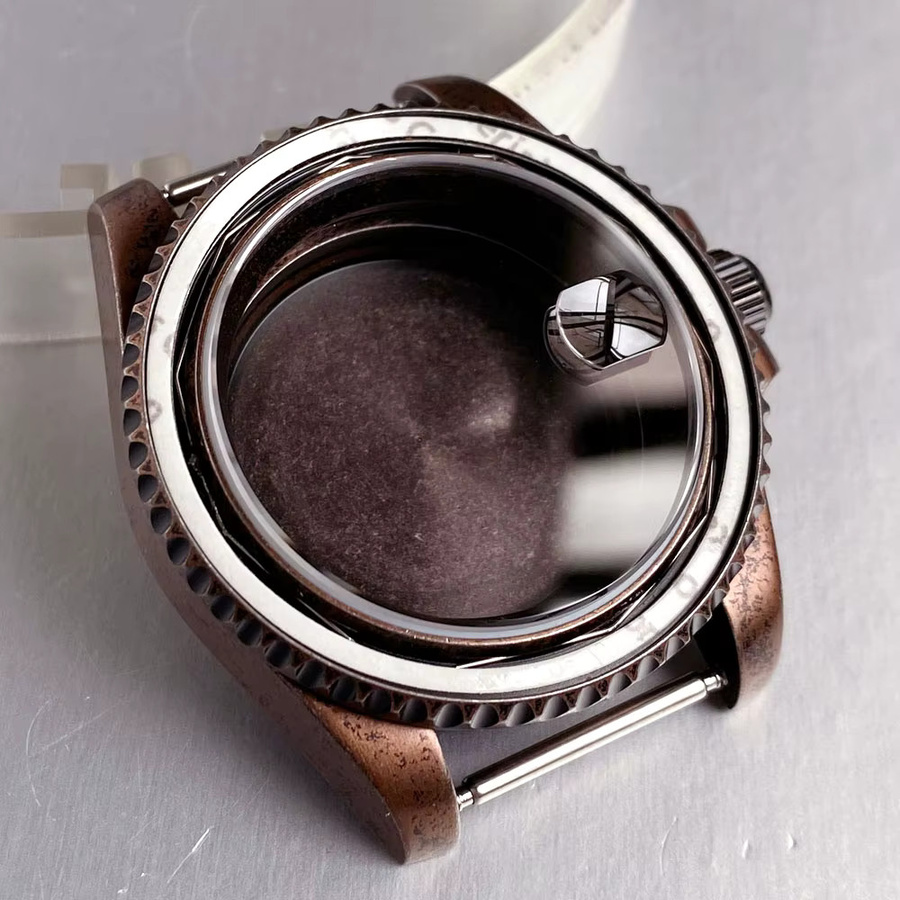 Tandorio Uhrengehäuse, bronzefarben, 40 mm, Automatik, Unisex - Bild 3